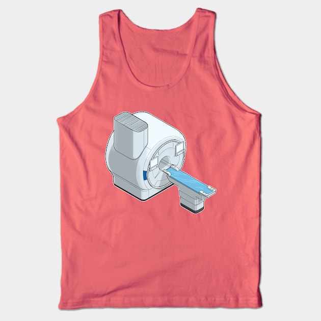 MRI isometric illustration Tank Top by daddymactinus